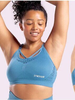Gymshark Women's Blue Bra